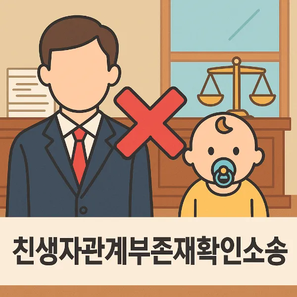 안양가사전문변호사, 친생자관계부존재확인소송